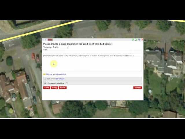 How to Add a Place Tag in Wikimapia