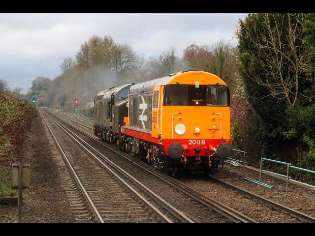 Locomotive Hauled Trains @ Shawford, Eastleigh, St Denys & Winchester - 13th December 2023