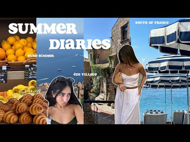 Summer Diaries  South Of France, Eze village,  Ruhl Plage, Le Galet , euro summer, Turkey, +more