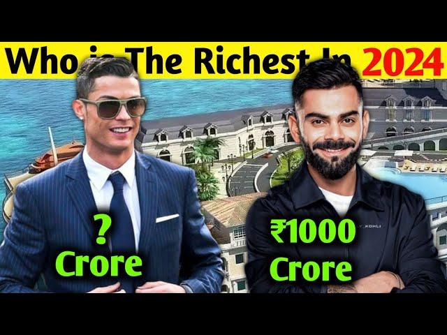 Cristiano Ronaldo vs Virat Kohli Wealth Comparison 2024, Ronaldo Net Worth, Virat Kohli Net Worth