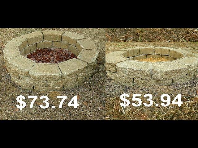 How To Build A Fire Pit Under $60 Easy Simple