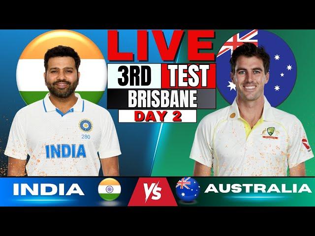 IND vs AUS : India vs Australia 3rd Test | Live Score & Commentary | IND vs AUS Day 2, BGT 2024