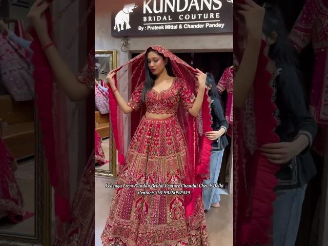 Royal Premium Lehenga CholiShopping in Chandni Chowk#shorts #wedding #weddingdress #indianclothes