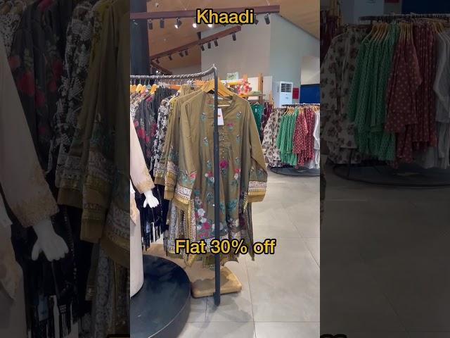 Khaadi Sale Flat 30% on Stitched Collection