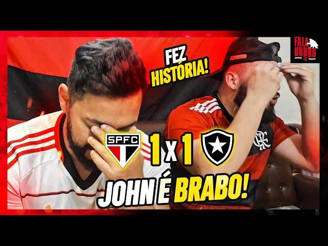 REACT SÃO PAULO 1X1 BOTAFOGO (5x4) FOGÃO SEGURA EMPATE E SE CLASSIFICA!