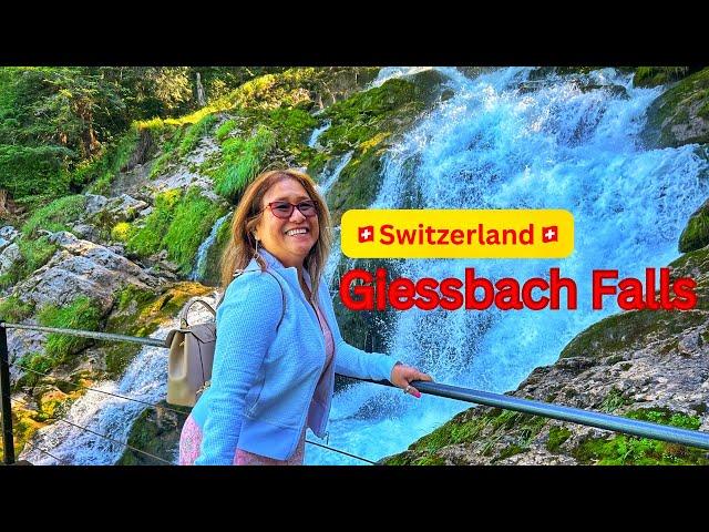 Giessbach Falls on Lake Brienz, Switzerland