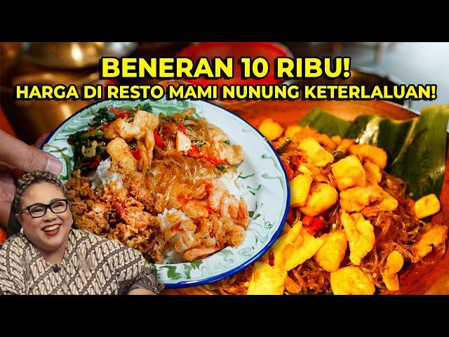 MAMI NUNUNG BUKA RESTO MASAKAN JAWA HARGANYA MURAH BANGET! 10 RIBU DAPET 3 LAUK!