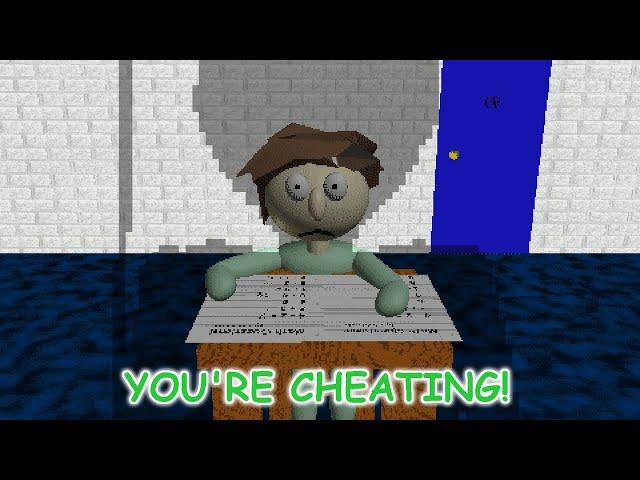 Cheating on Math Questions! (Baldi's Basics Animation)