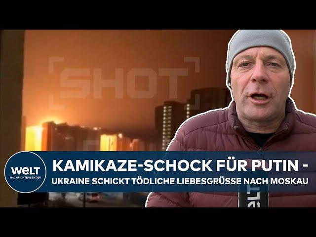 PUTINS KRIEG: Der Kreml bebt - Massive ukrainische Drohnen-Angriffe auf Moskau erschüttern Russen