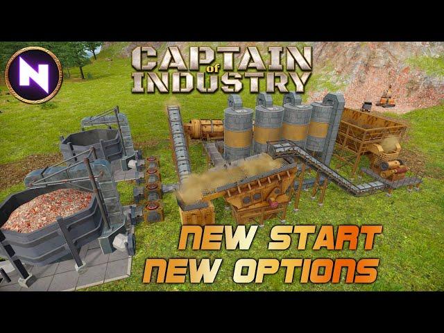 How To Get Started With CAPTAIN OF INDUSTRY In Update 2 | 01 | Admiral Difficulty