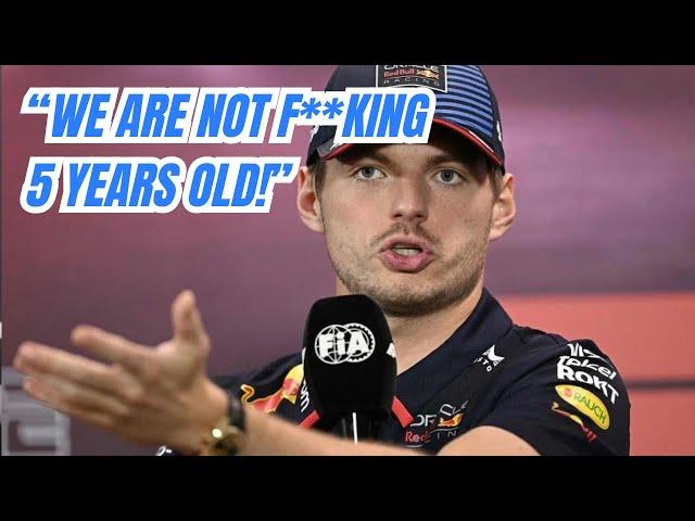 Max Verstappen ANGRY RESPONSE to the FIA after got told to not swear