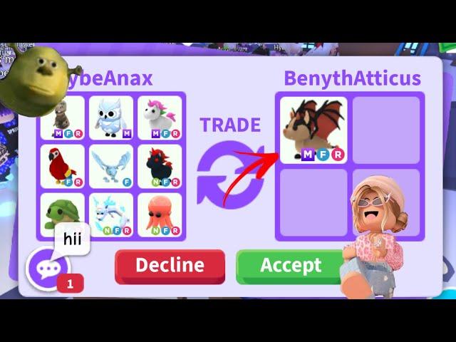 Trading In Roblox Adopt Me HUGE RICH TRADES