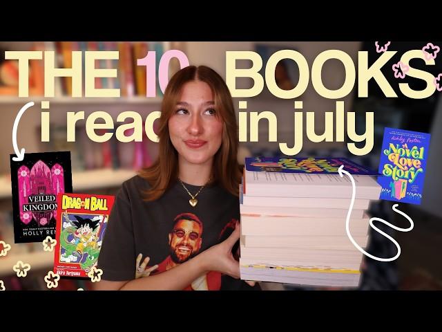 all the books i read in july & if you should read them or not .. ⭐️️