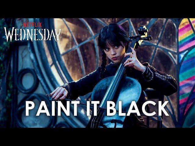 Wednesday Addams - Paint It Black (Full Version) |  Wednesday Soundtrack