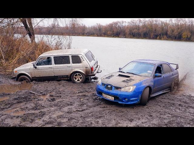 SUBARU УНИЖАЕТ ВНЕДОРОЖНИКИ. ПОСПОРИЛ с ДЖИПАМИ и ЗАПОРОЖЦЕМ на БЕЗДОРОЖЬЕ