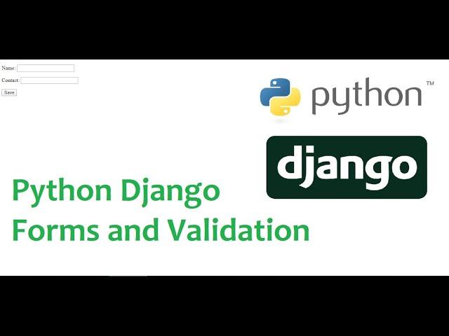 Python Django Basic Forms and Validation