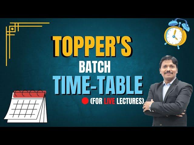 Toppers Batch For MHT-CET 2023 Schedule Released | Dinesh Sir