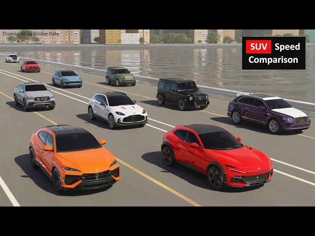 SUV SPEED Comparison | FASTEST SUV Comparison