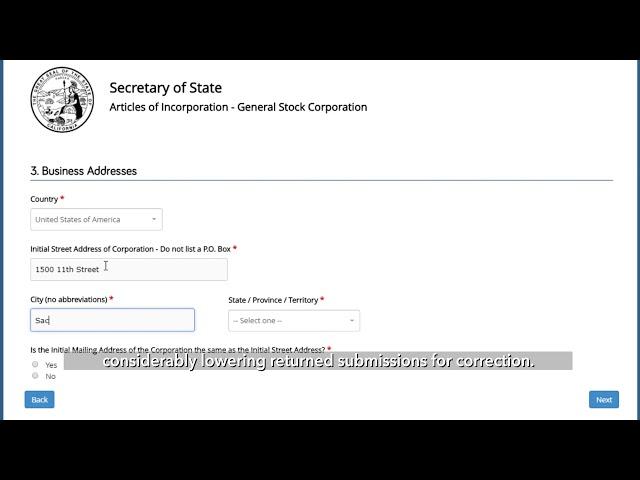 bizfile California - Form Corporations in California Online