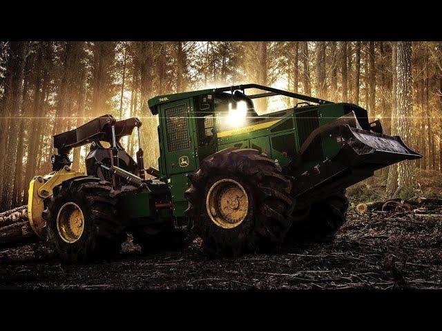 John Deere 748L Skidder Ride Along