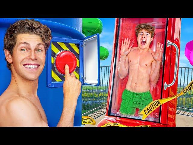 100 Things You Should NEVER Do at a Waterpark! (ft. Ben Azelart)