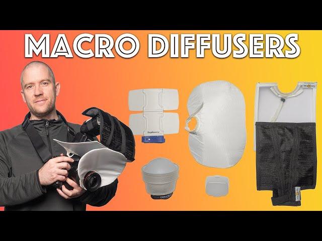 Testing Diffusers for Macro | Bounce adapter, Bounce Card, Lightsphere & Reflector/Diffuser Kit