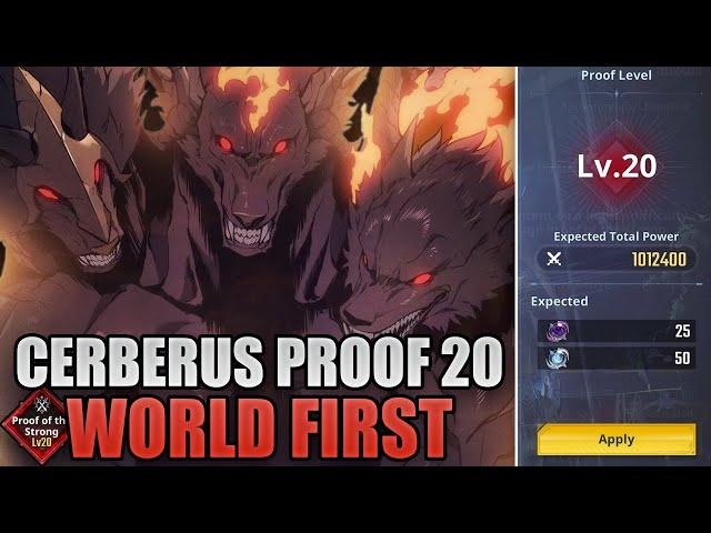 WIND TEAM TOO GOATED! | CERBERUS PROOF OF THE STRONG LV20 FULL GAMEPLAY | SOLO LEVELING : ARISE