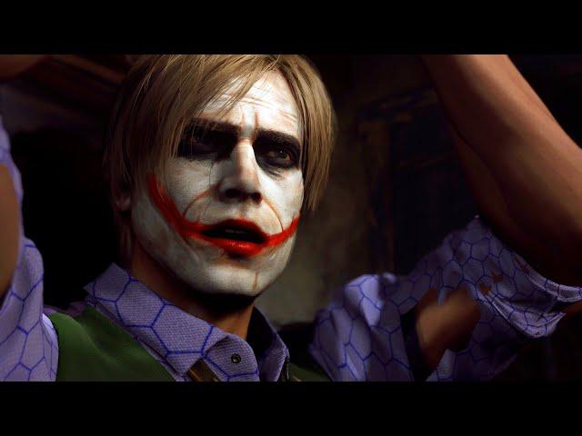 Resident Evil 4 Remake Leon Joker Costume Mod 2160P (4K)