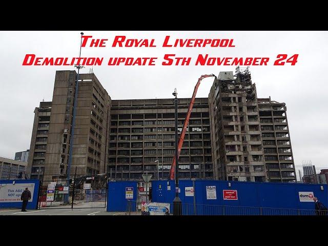 The Royal Hospital Demolition early November 2024 update