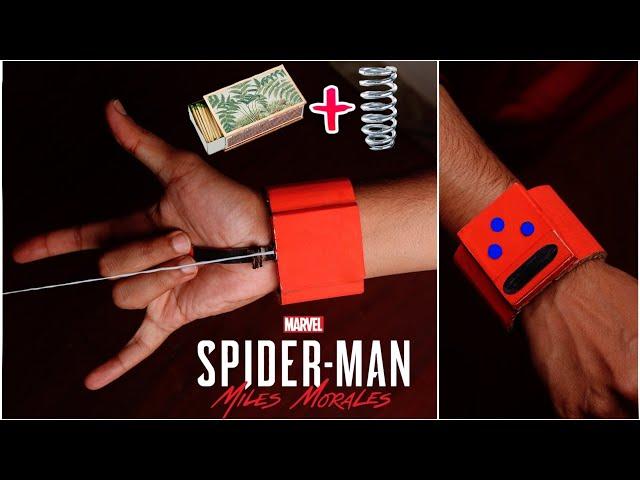 How To Make MILES MORALES Web Shooter  Spider-Man Into The Spider-Verse || MATCHBOX Web Shooter