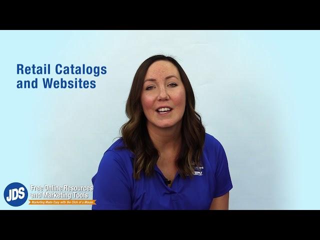 How to use the Retail Catalogs and Websites Available from JDS Industries