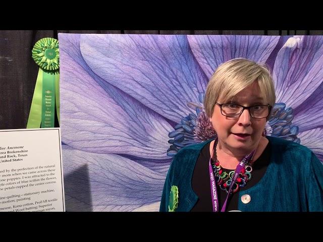 The Quilt Show: Andrea Brokenshire and "Blue Anemone"