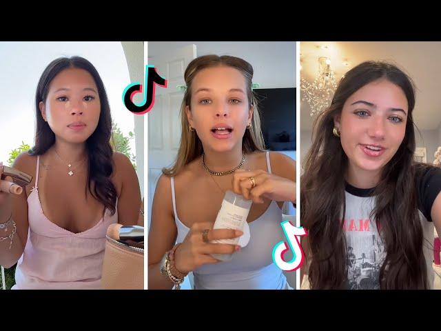 Makeup Tutorial Tiktok Compilation - GRWM  ( Get Ready With Me ) ️(Skincare, Makeup, Outfits) 1467