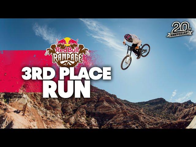 Reed Boggs Drop Spinning 3rd Place Run at Red Bull Rampage 2021