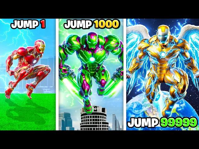 Iron Man Upgrades With EVERY JUMP In GTA 5!