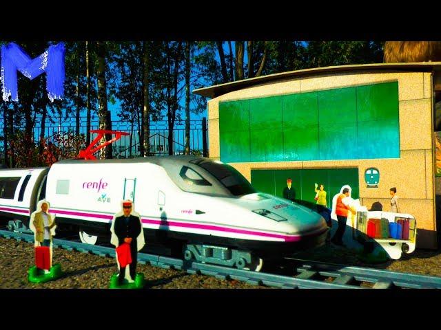 Super Train and railway Videos about trains toys for children