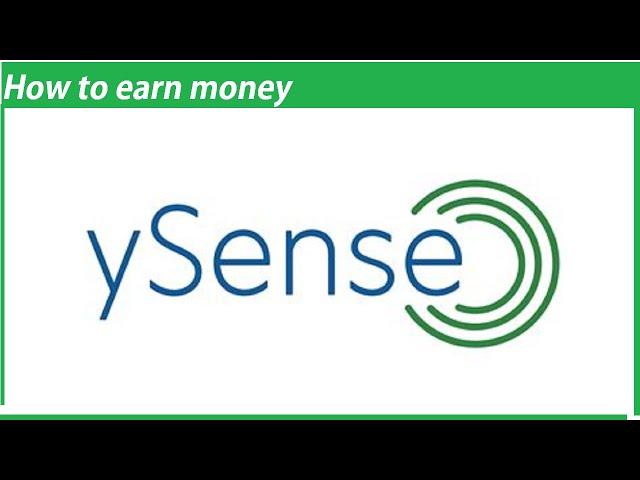 Ysense How to earn money, Basic explanation