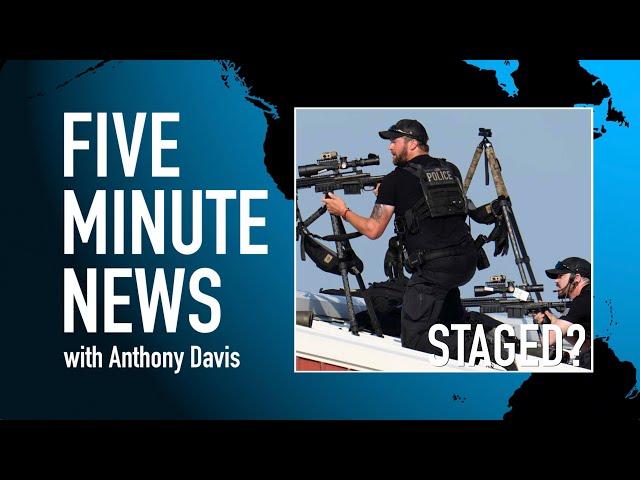 Was the Trump shooting staged? Anthony Davis explains.