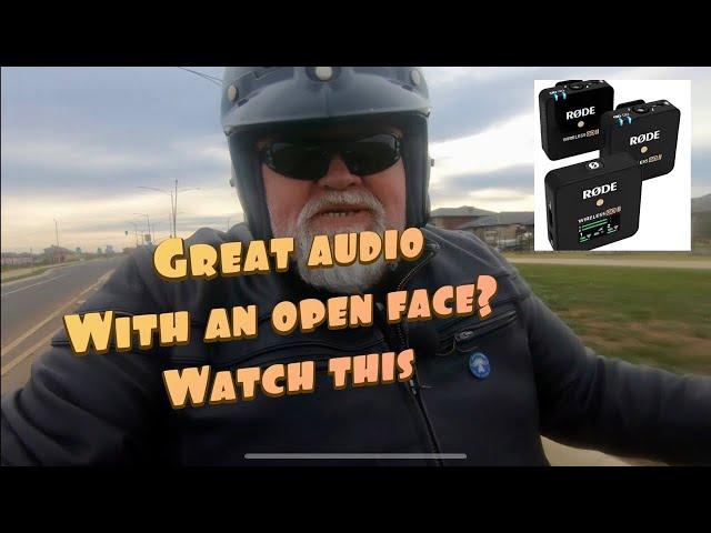 RODE WIRELESS GO 2 with an OPEN FACE-My Vlogging Set Up