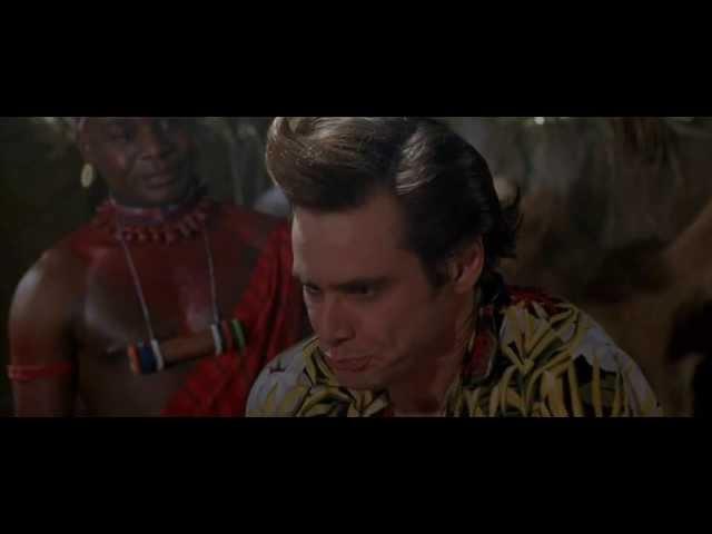 Ace Ventura: When Nature Calls: Allow me to display my affection.