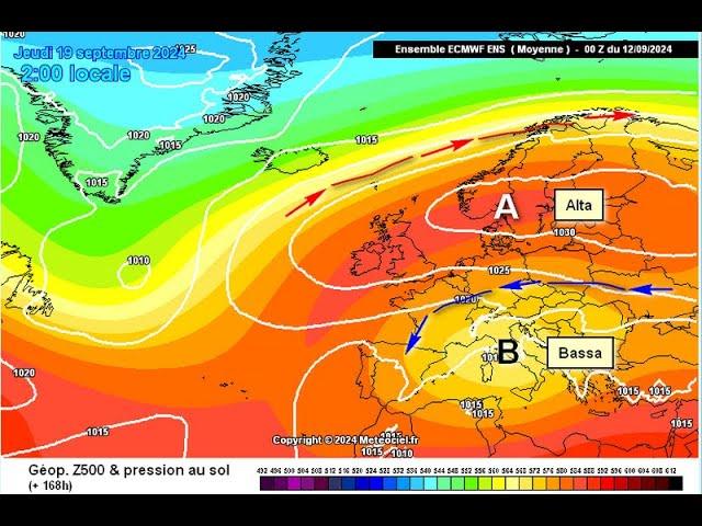 METEO fino al 16 settembre 2024 e la tendenza successiva