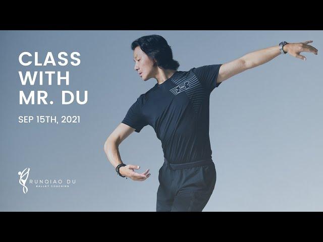 Classical Ballet Barre Class - September 15, 2021 | Runqiao Du Ballet Coaching