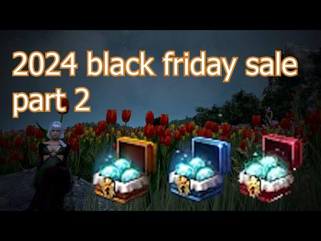 How good is the Black Friday sale this week? Part 2 - (11/21 - 12/5) - 2024 - Black Desert Online.