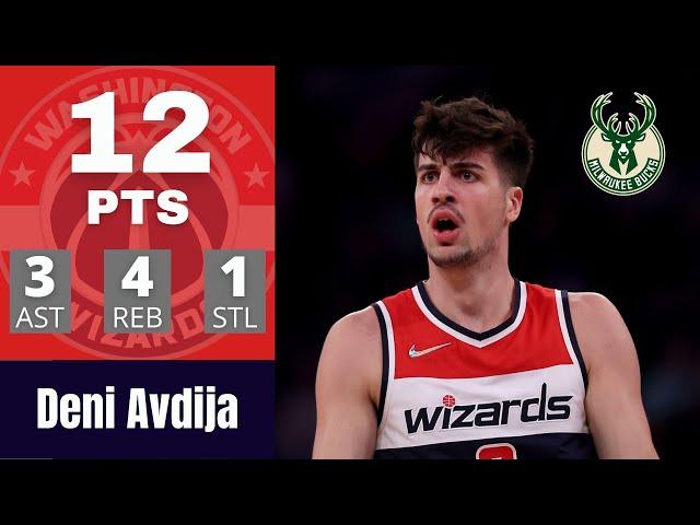 Deni Avdija Possessions VS Milwaukee Bucks - 12 PTS, 4 REB, 3 AST | דני אבדיה מהלכים נגד באקס