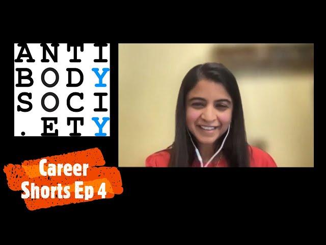 The Antibody Society Career Shorts Ep 4 Dr Jyothsna Visweswaraiah