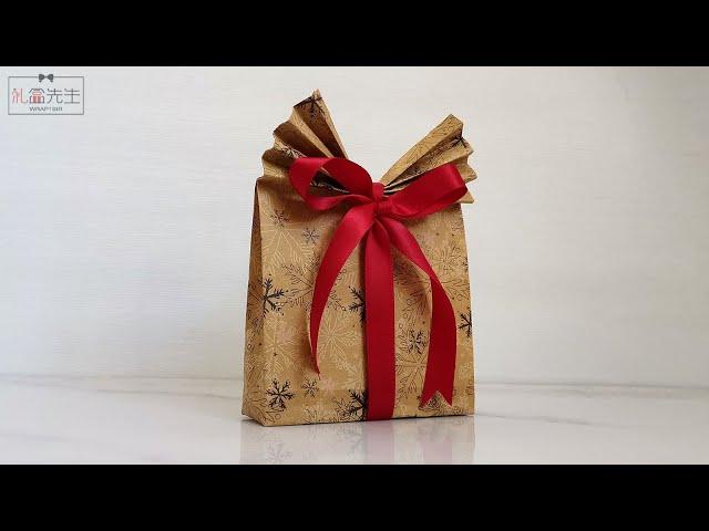 How To Make A Gift Bag Out Of Wrapping Paper | DIY Tissue Paper Gift Bag