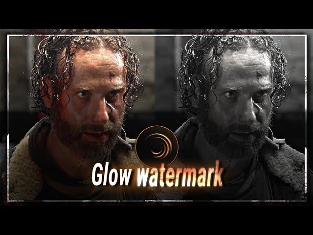 glow watermark tutorial | Alight motion (+Preset)