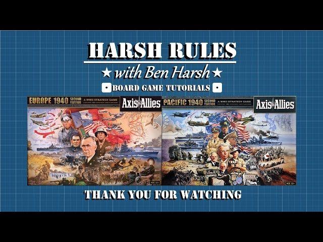 Harsh Rules: Let's Learn to Play - Axis & Allies: Global 1940