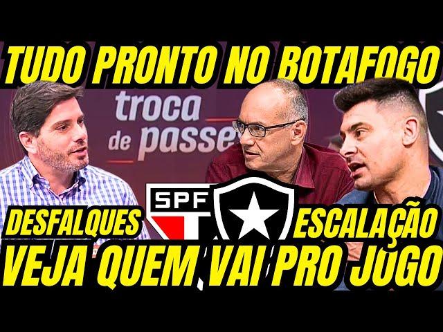 TUDO PRONTO MÍDIA DESTRINCHA ULTIMOS DETALHES PRA BOTAFOGO X SÃO PAULO NA LIBERTADORES!