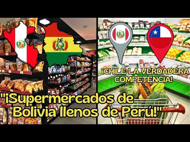  Bolivia se llena de productos PERUANOS, pero los precios en supermercados SUPERAN a CHILE 